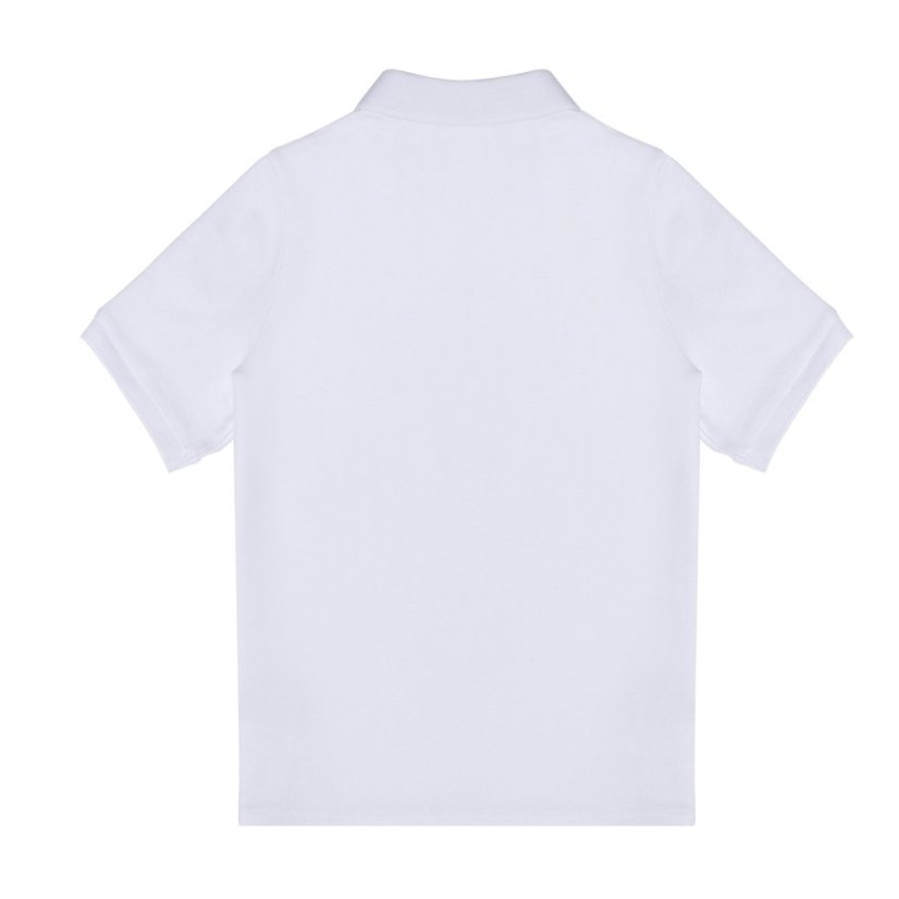 Slazenger Plain Polo Shirt Junior White