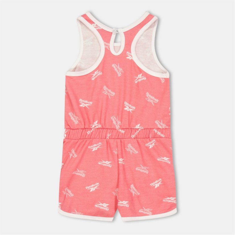 Reebok Kids' Lockup Playsuit Strawberry