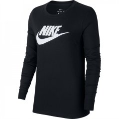 Nike Futura Long Sleeve dámske tričko Black