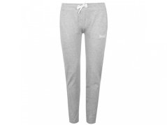 Lonsdale Slim Jogging Pants Ladies Grey Marl