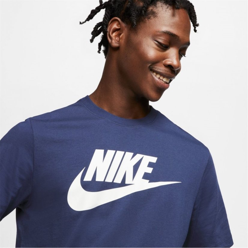 Nike Icon Futura Tee Navy/White