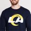 NFL Logo Crew Sweatshirt Mens Rams