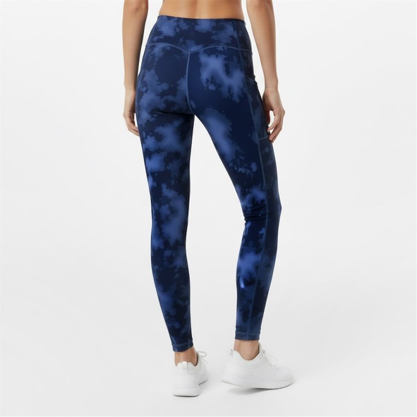 USA Pro USAPro Core High Rise Leggings Womens Navy Acid Dye
