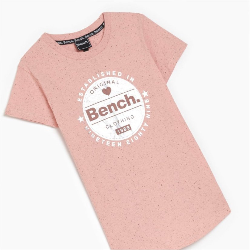 Bench Girls Pack of 2 Marl T Shirts Multi