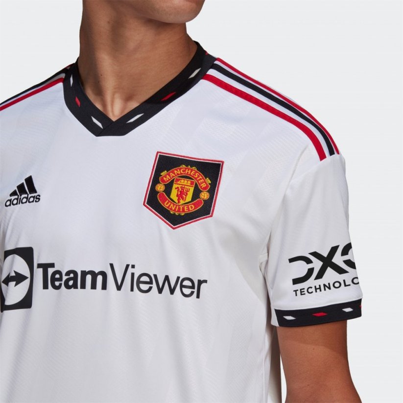 adidas Manchester United FC Away Shirt 2022 2023 Mens White