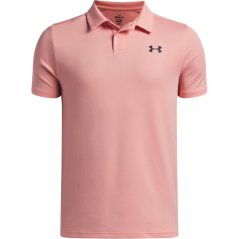 Under Armour Kids' Short Sleeve Performance Polo Shirt Pink/Navy