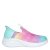 Skechers Kids' Multi Print Stretch Fit Slip On Trainers Multi