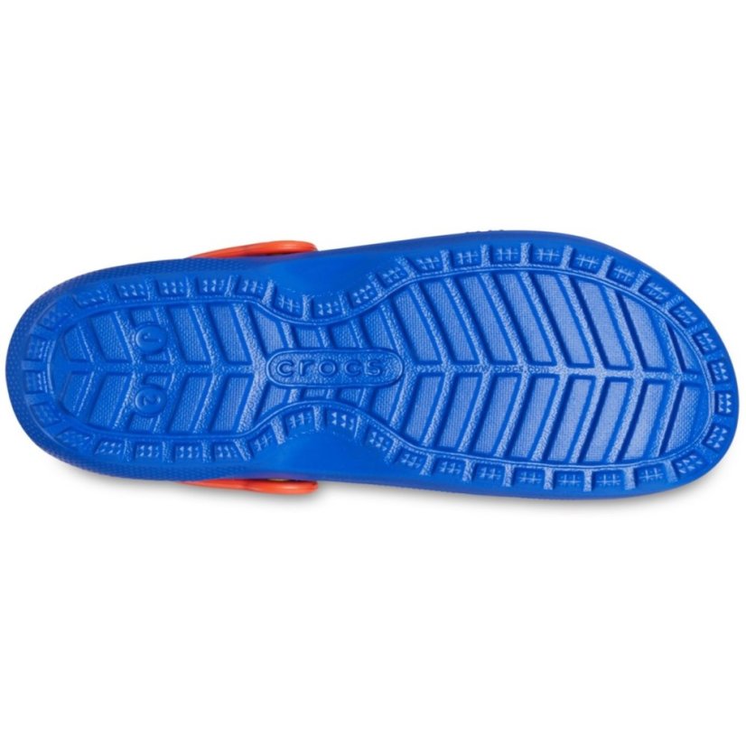Crocs Kids' Classic Lined Clogs Blue Bolt/Multi