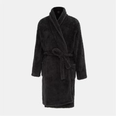 Howick Fleece Plain Robe Men Black