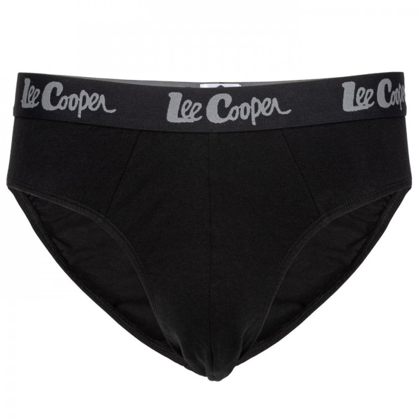 Lee Cooper Cooper Men's 5-Pack Comfort Briefs Solid Black