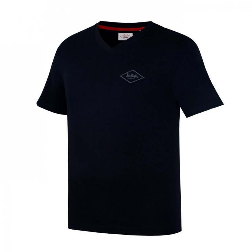Lee Cooper Essentials V Neck T Shirt Men's Black