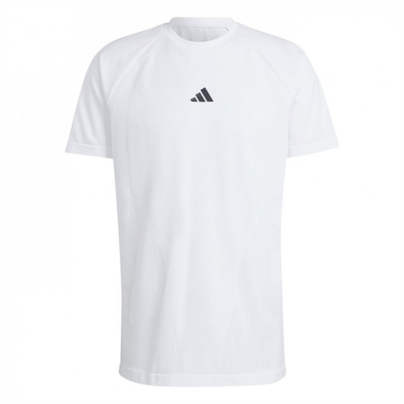adidas AEROREADY Pro Seamless Tennis pánské tričko White