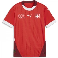 Puma Switzerland Home Shirt 2024 Juniors Red