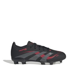 adidas Predator League Childrens Firm Ground Football Boots Black/Grey