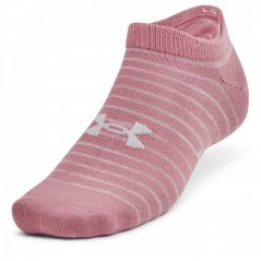 Under Armour No Show Sock 6pk Pink/Grey/White
