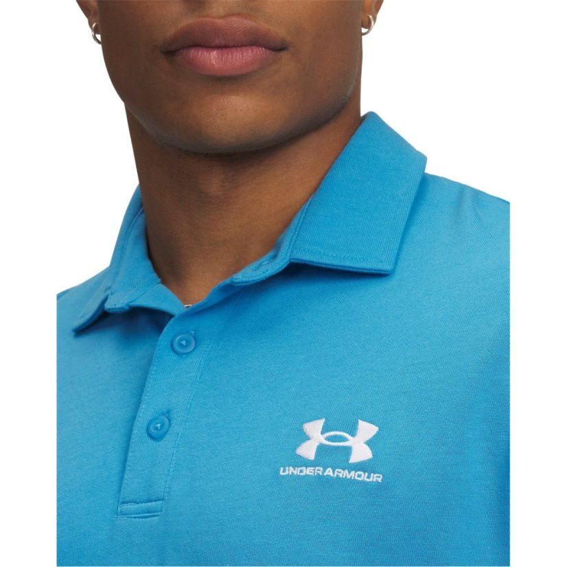 Under Armour Men's Icon Short-Sleeve Performance Polo Shirt Blue