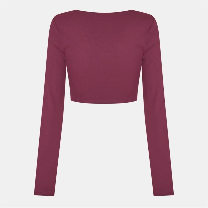 USA Pro Wrap Front Top Womens Dark Cherry