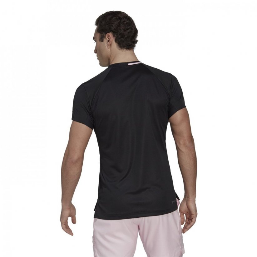 adidas US Series pánske tričko Black/Pink
