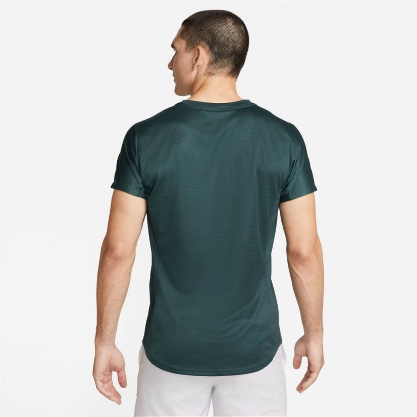 Nike Challenger Men's Nike Dri-FIT Short-Sleeve Tennis Top Deep Jungle