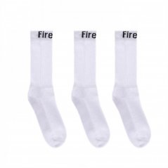 Firetrap Pack Crew Socks White