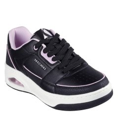 Skechers Uno Court Blk Lth/Pk Dlth