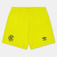 Umbro Rangers Goalkeeper Shorts 2025 2026 Juniors Yellow