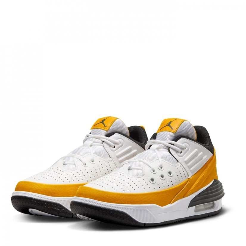 Air Jordan Max Aura 5 Big Kids' Shoes Yellow/White