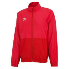 Umbro Woven Track Jacket Mens Vermillion/Red
