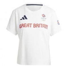 adidas Team GB Podium dámské tričko White