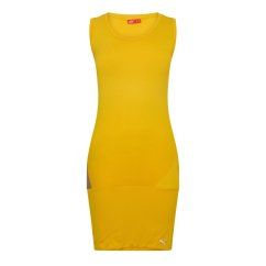 Puma Long Printed Vest Womens Yellow