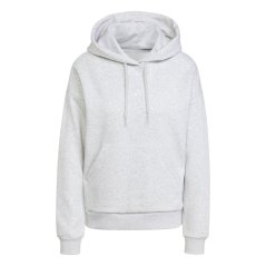 adidas Essentials 3-Stripes Fleece Hoodie Grey Marl