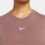 Nike Sportswear Essential Women's Slim-Fit Crop T-Shirt Smokey Mauve