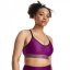 Under Armour Covered Low Bra Purple