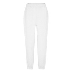 Slazenger Closed Hem Fleece Pants Womens Ice Grey Marl