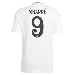 adidas Real Madrid Home Pre Printed Shirt 2024 2025 Adults Mbappe