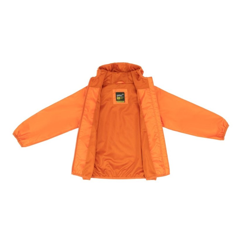 Gelert Kids' Dursley Waterproof Long Sleeve Hooded Jacket Rust