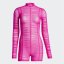 adidas x IVY PARK Mesh Romper Womens Pink