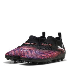 Puma Unisex Kids' Future 8 Match Mg Firm Ground Football Boots Black-Wh