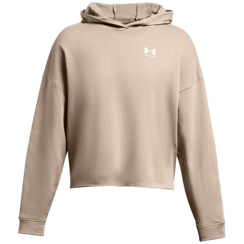 Under Armour Women's Rival Terry Os Performance Hoodie Brown