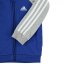 adidas 3 Stripe Fleece Tracksuit Blue/Grey