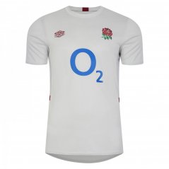 Umbro England Rugby Top 2023 2024 Adults Dew/Metal/Red