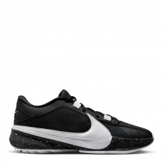 Nike Zoom Freak 5 Basketball Shoes Black/White