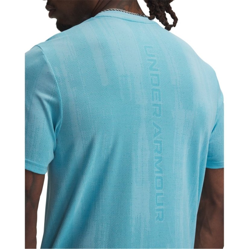 Under Armour Men's Vanish Short-Sleeve Performance Gym Top Blue