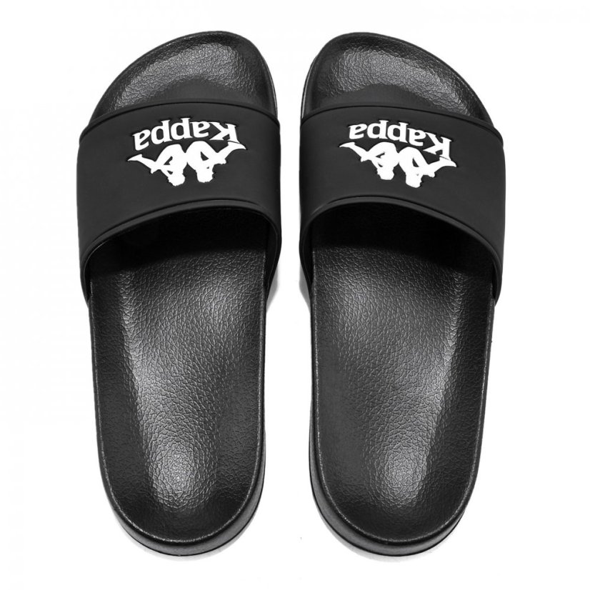 Kappa Authentic Logo Slides Mens Black