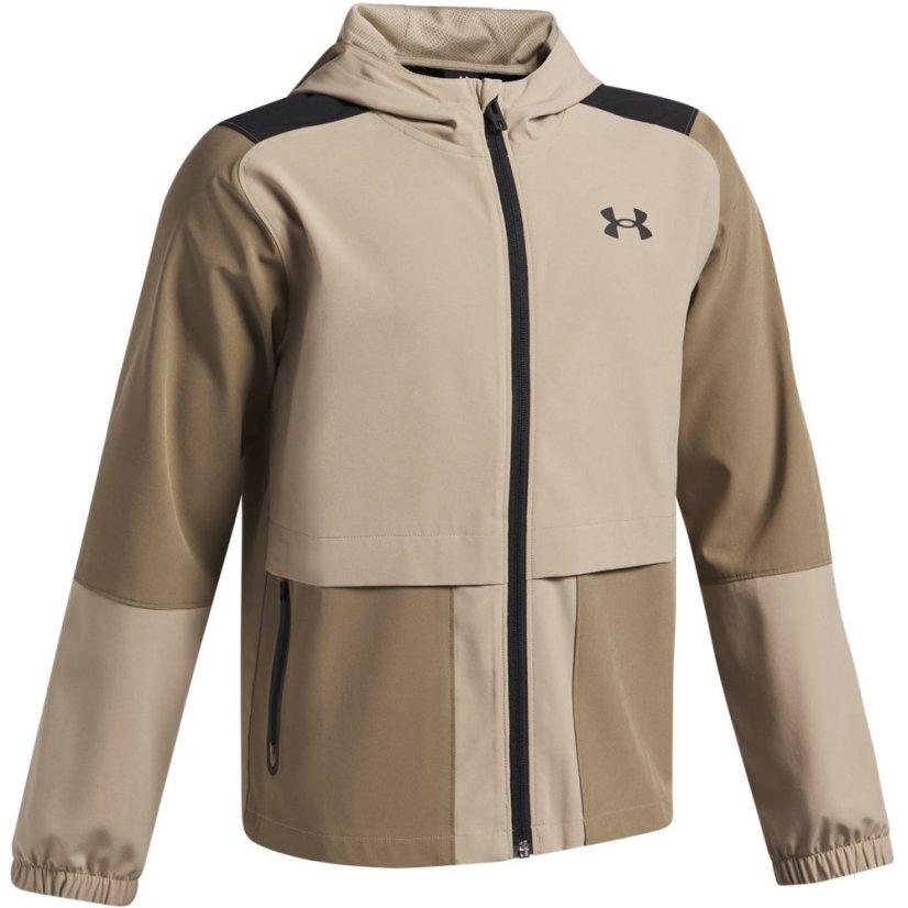 Under Armour UA Unstoppable Woven Boys Jacket Khaki/Bayou/Blk