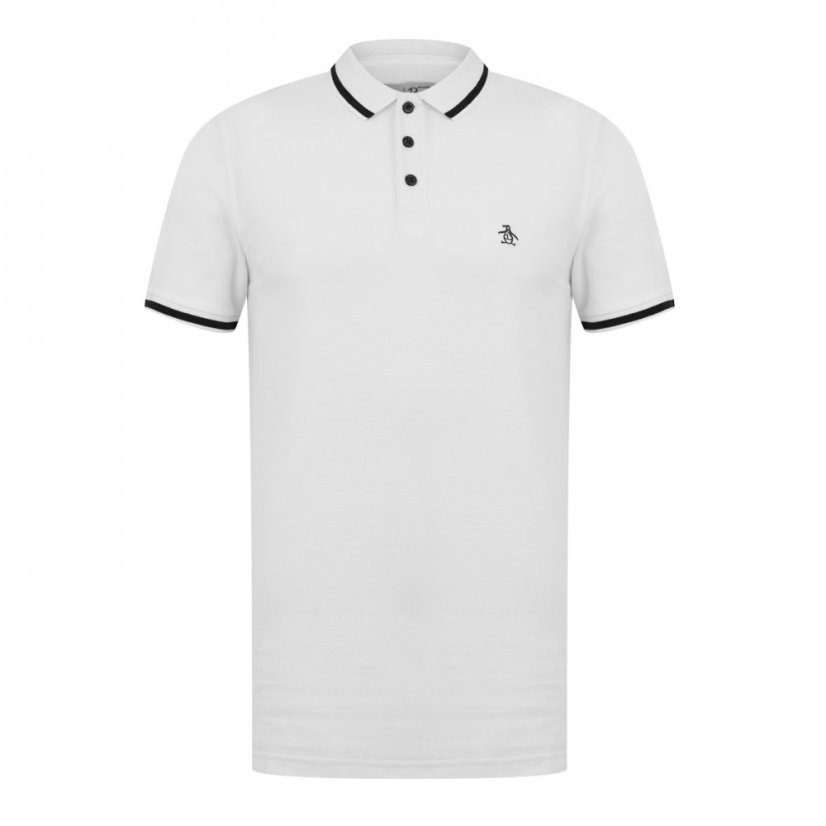 Original Penguin Con Tip Polo Sn99 White