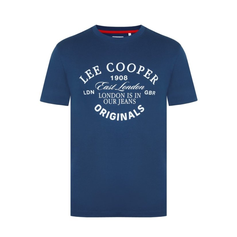 Lee Cooper pánske tričko Vintage Blue