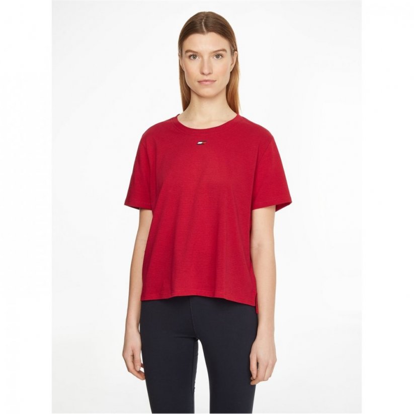 Tommy Sport MESH CORE C-NK TEE SS Royal Berry