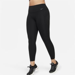 Nike Universa Women's Medium-Support High-Waisted 7/8 Leggings with Pockets Black