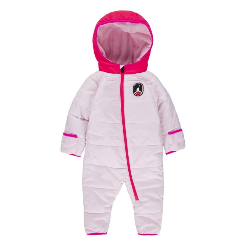 Air Jordan Unisex Kids' Weather-Resistant Insulated Snowsuits Pink Foam